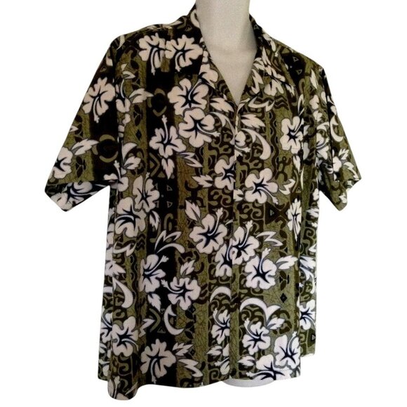 Coconut Shell Hawaiian Aloha Shirt - Picture 1 of 4